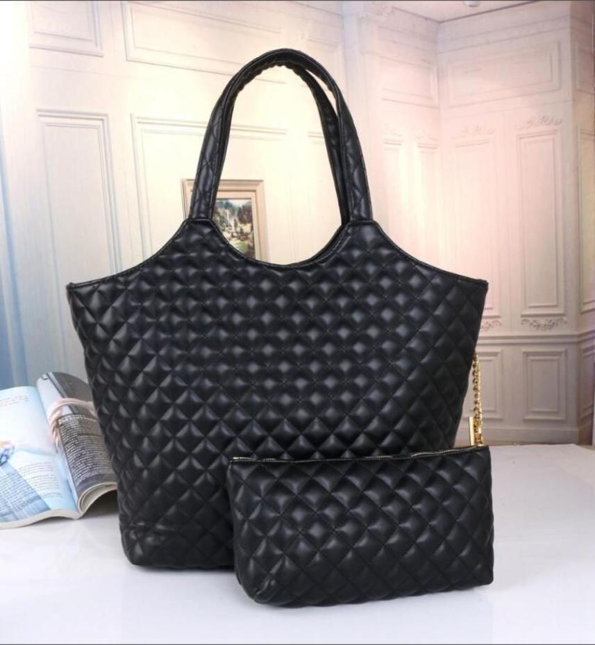 

2023 new styles with designer luxury bags purses 2pcsset women bags tote bag shoulder5561877, Black