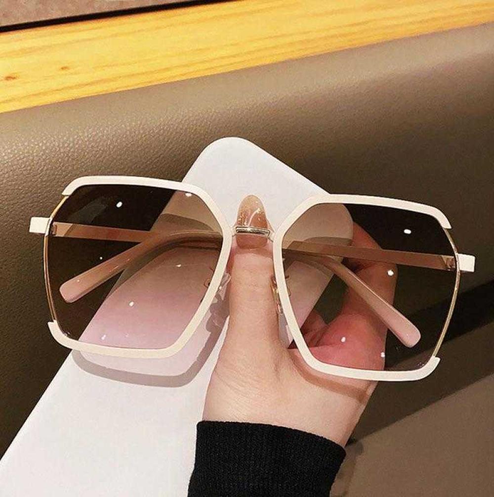 

Sunglasses Women Luxury Square For Men Oversized White Tea Original Brand Design Sun Glasses Female Fashion Shades Eyewear 20234765986