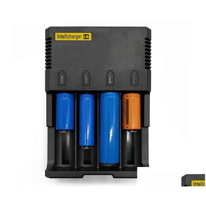 i4 battery  4slot fully compatible  for lithium battery 18650 26650 16340 14500 nitecore d4 i4