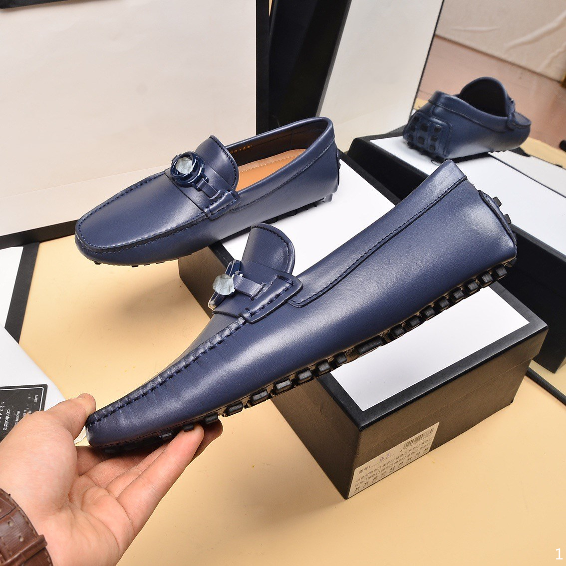 

2023 Designer Loafers Men Shoes 2023 New Fashion luxurious Comfy Slip-on Boat Shoes Fashion Spring Loafers Footwear High Quality Leather Lin, #03