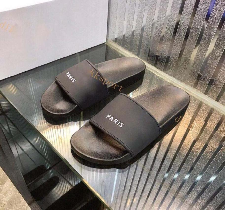 

Mens Womens Top Quality Sliders Summer Sandals Beach Slippers Ladies Flip Flops Loafers Black White Red Green Slides Shoes big siz5930661