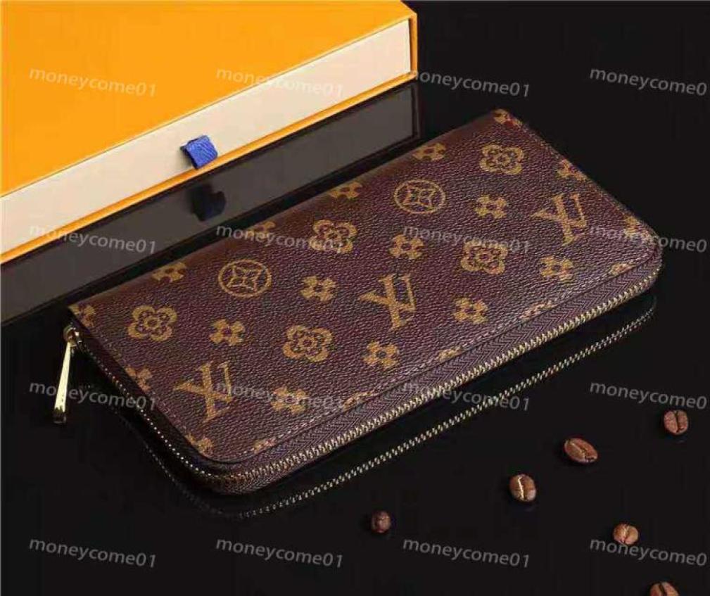 

Designers Wallet M60017 Leather Wallet Women Zipper Long Card Holders Coin Purses Woman Shows Clutch Wallets With box6195337, Camcuflage