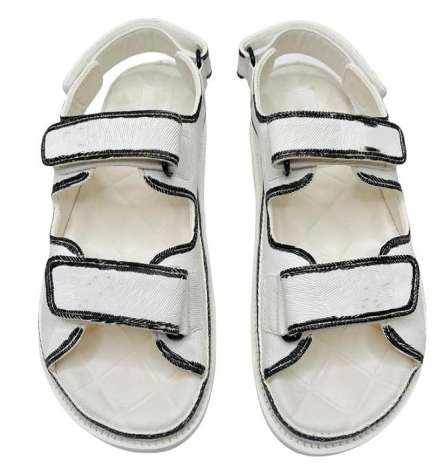 

White Black Leather Mules Slides Strap Flats Printed Dad Sandals Hook and loop beach shoes imported sheepskin lining size 35424258691, Clear