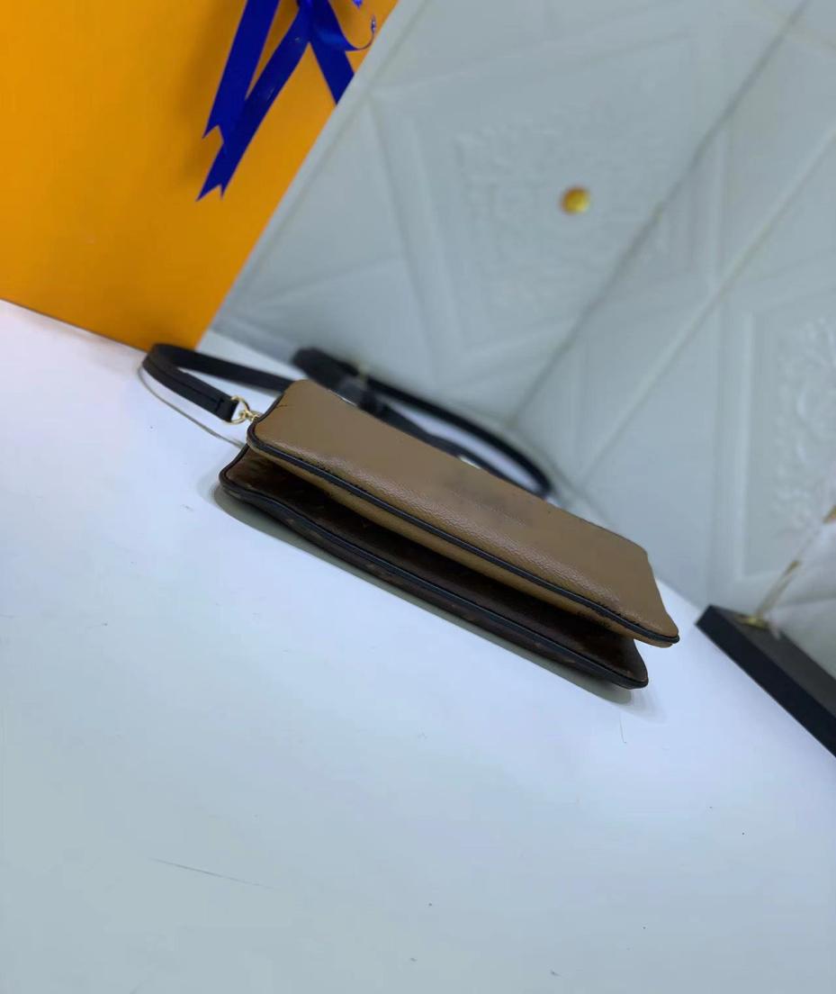 

2023 Classic handbag Women039s designer messenger bag Designer Luxury fashion wallet Leather shoulder 692033905702, Khaki