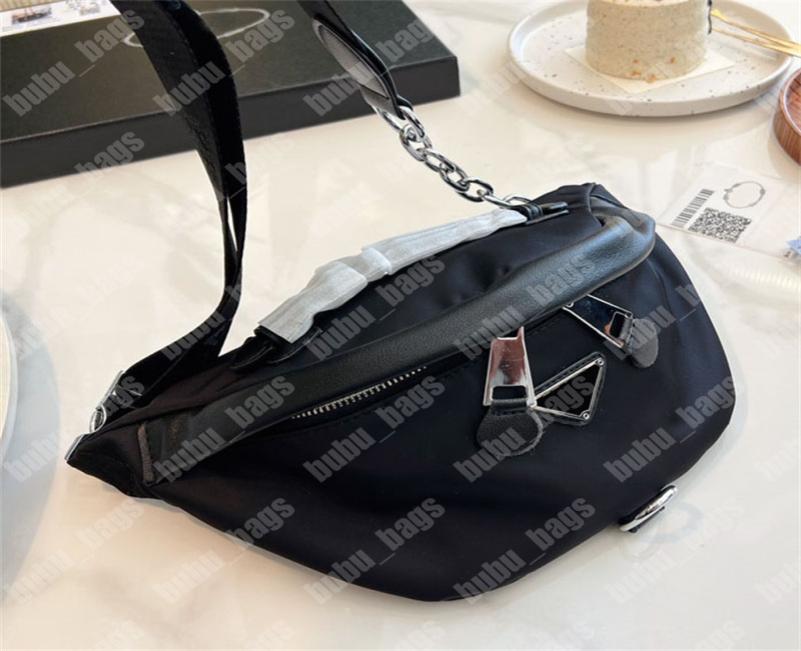 

Luxury Designer Fanny Packs Fashion Womens Bumbag Belt Bags Nylon Saffiano Leather Bum Bag High Quality Shoulder Bag Mens Casual W8052401, Sky blue