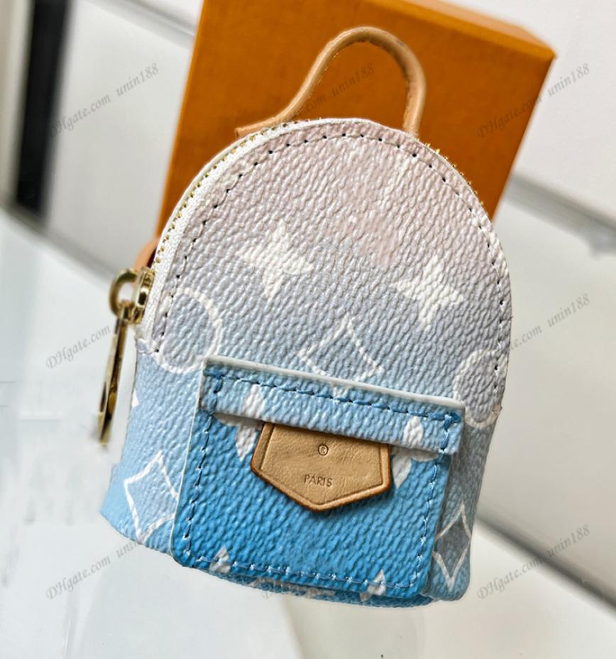 

23 Luxurys Designers Wallets Mini Bracelet Bags Flower Bag Genuine Leather Ladies Travel Wallet Coin Purse Hardware Zipper Party P4601665, Sky blue