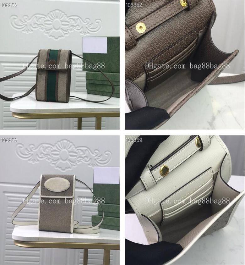 

Portable Mini Ophidia messenger bags luxury designers shoulder Bags fashion 2022 leather Luxurys Designers phone bag Crossbody han8449023, White