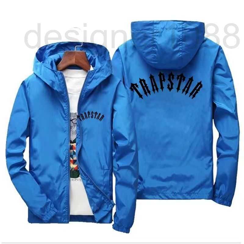 

designer 22ss Trapstar mens jacket hoodie nylon windbreaker men women zip jackets hip hop loose casual cardigan coat 4xl 5xl 6xl VHU9, Black
