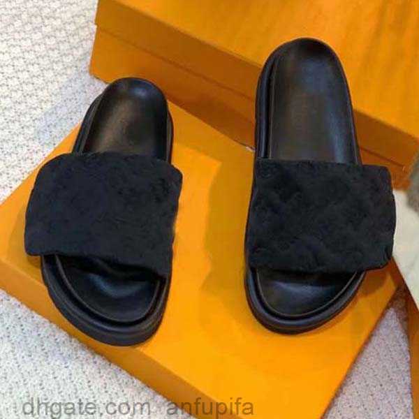 

High Quality Woman Slipper Designer Sandals ashion Flat Casual Slippers Genuine Fabric printing Flip Flops Size 35-45 With box, Nude