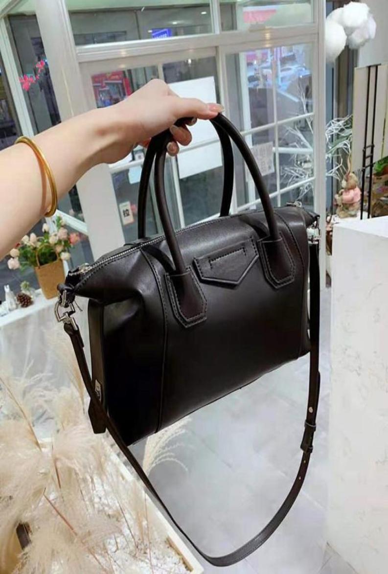 

Genuine Leather bag Handbags Female Classic Handbag Women Shoulder Fashion Bags Inclined Quality Aslant Dumplings Package2398128, Black
