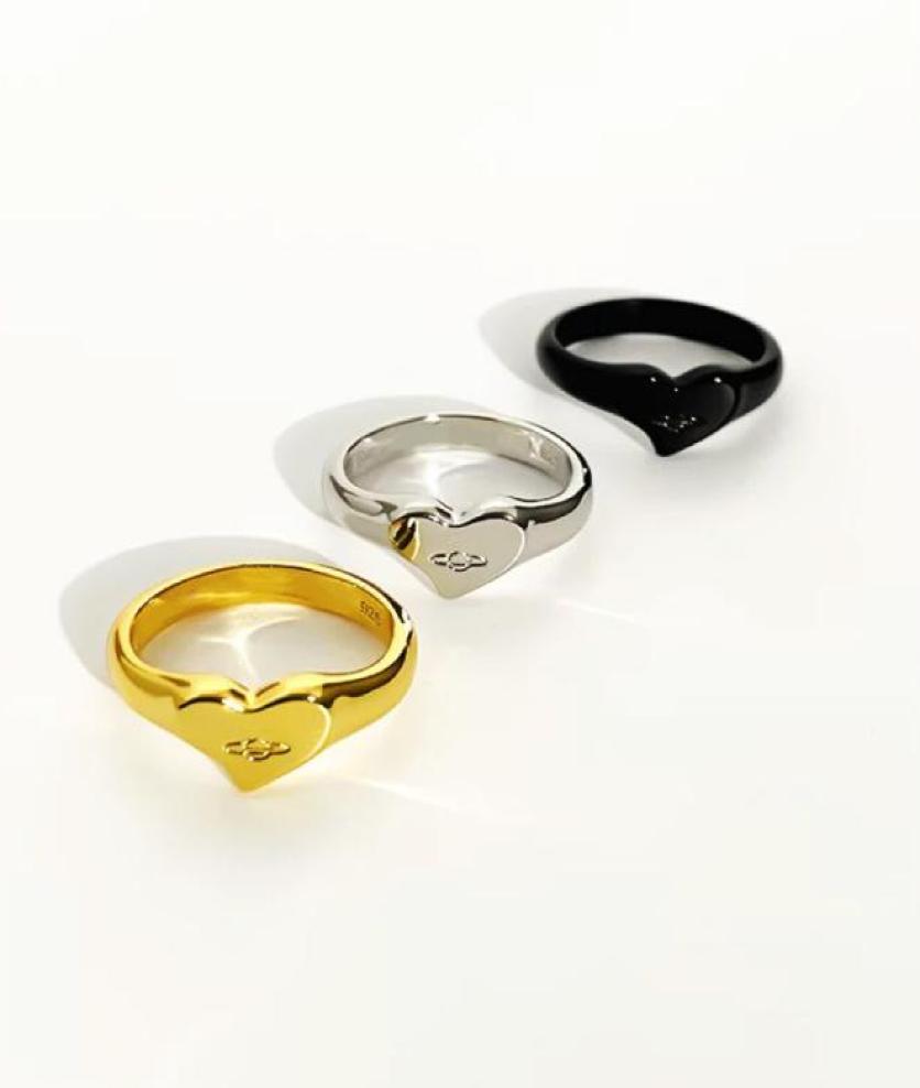 

2022 Fashionr Top Quality Designer Ring Fashion Classic Saturn Ring Gold Silver Love Ring For Woman Lady Party Jewelry With Box7554721