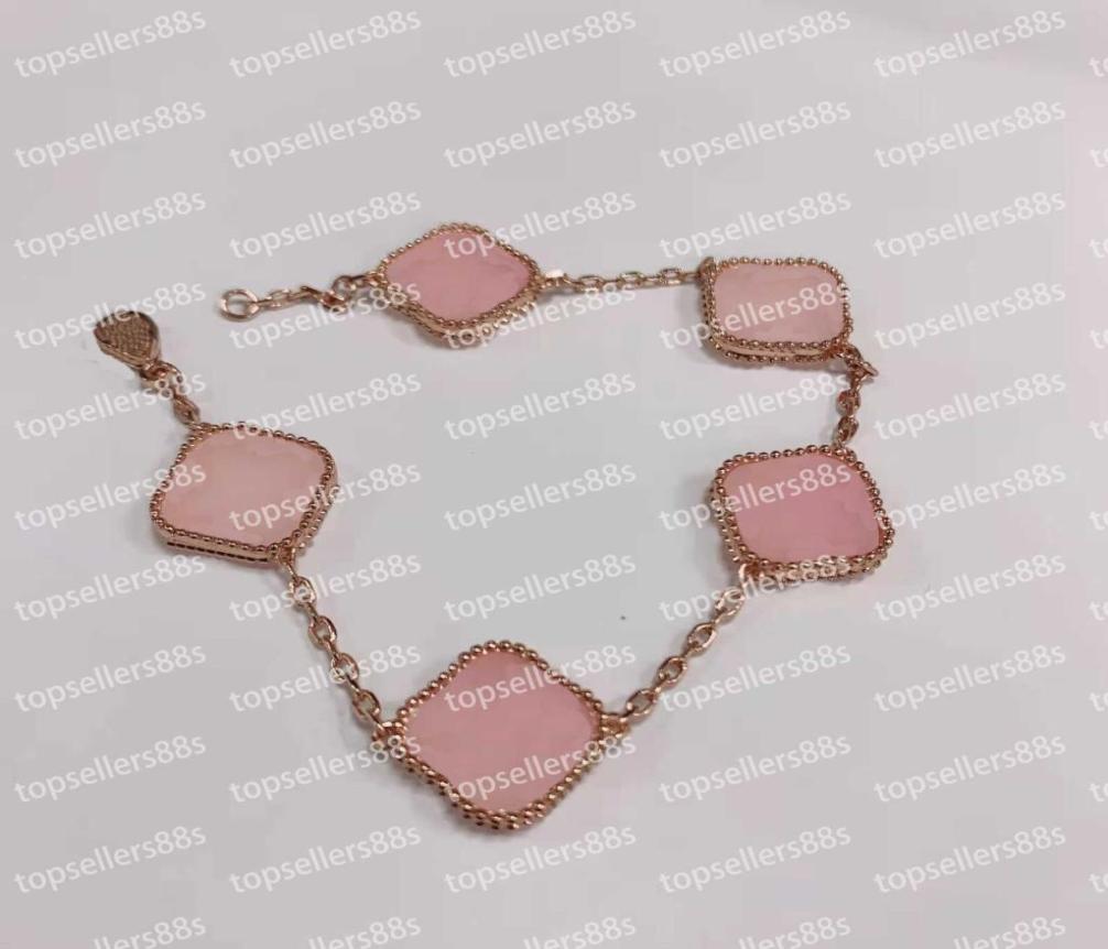 

S925 plated rose gold charms Bracelets Fashion elegance female non fading Thick With diamond Bangle bracelet for Valentine039s 1955188
