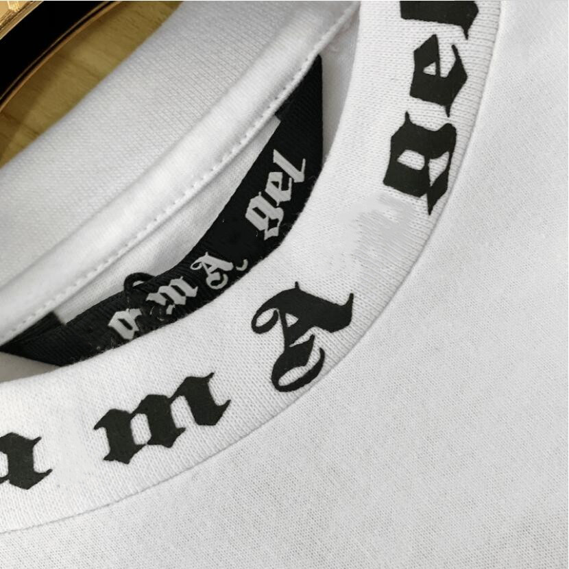 

palm angel pa palm tops Summer Loose Tees Fashion Casual Shirt Luxurys Clothing Street cute shirts Men Women High Quality Unisex Couple t shirts 001, White