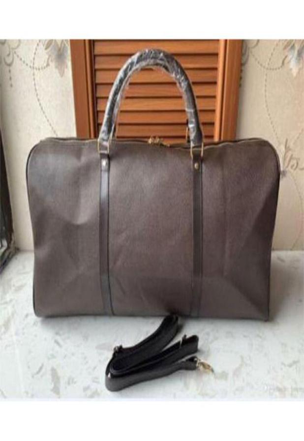 

luxury handbags large capacity Brand women travel bags PU Leather Fashion High Quality Designer men shoulder duffel bag on luggage5400796, Dark grey
