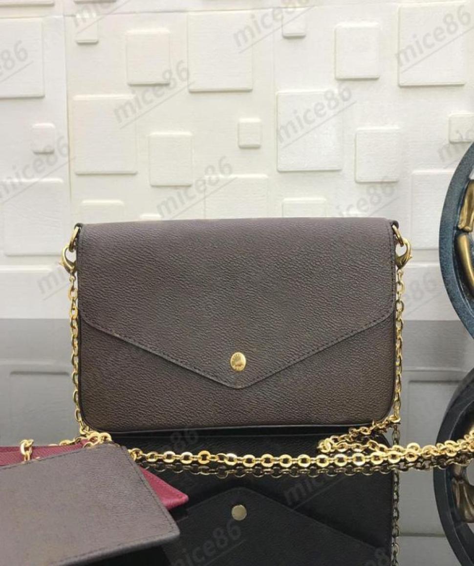 

luxury designer shoulder bag Genuine leather presbyopia quality women original Fashion Tote Crossbody bags handbag 3 POCHETTE5012361, Black