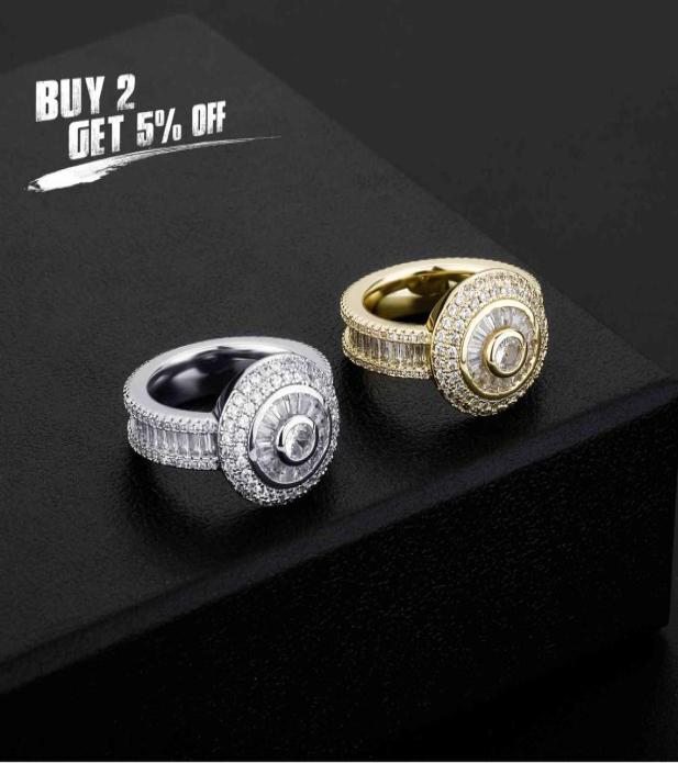 

2021 Rectangular Zircon Men039s High Quality Personality Iced Out AAA CZ Ring Jewelry For Gift5348987