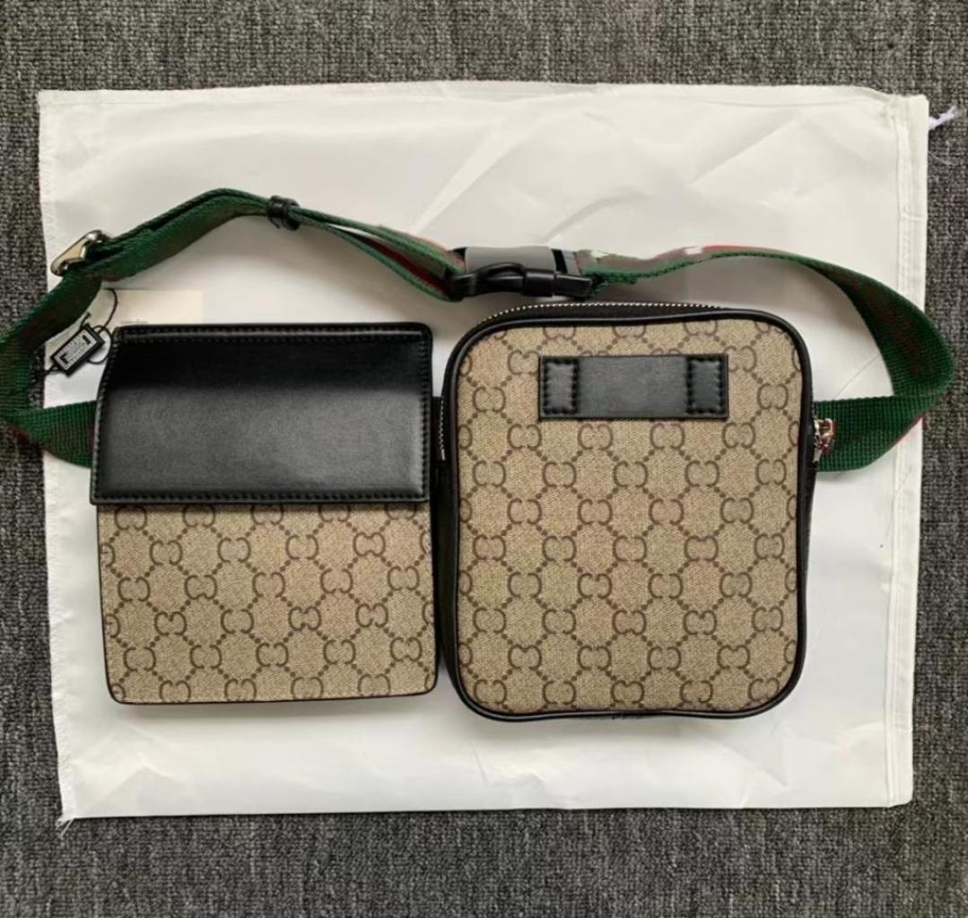 

Luxury Designers Chest Bags 33 cm Waist Pack Bag Fanny Packs Running Belt Jogging Pouch Back Purse Fashion Real handbag 4509564999452, Black