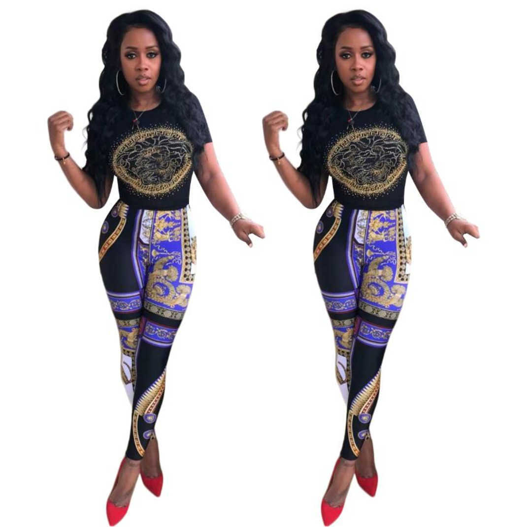 

2023 spring NEW Women' Tracksuits T-shirt pants Casual fashion Luxury Suit 2 Piece Set designer Tracksuit, Blue