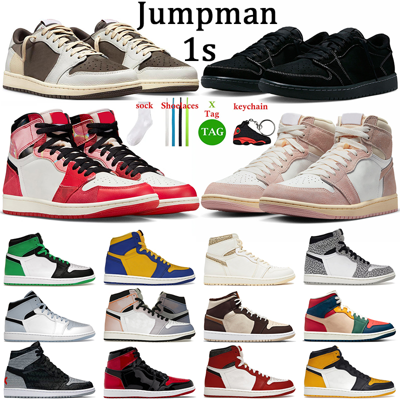 

jumpman 1 retro basketball shoes jordans1 low Spider-Verse Reverse Mocha Craft Next Chapter Skyline Panda Off White jordens 1 men women trainers sneakers sports US 13