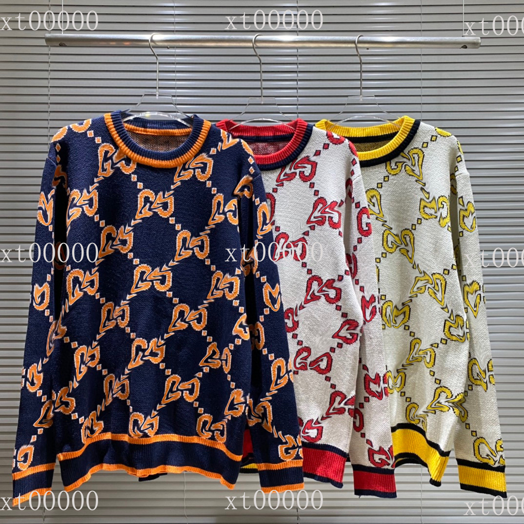 

Mens Designer Sweaters Hoodies Famous Hip Hop Men Women Hoodie High Quality Street Cotton Loose Fit Sleeve Sweatshirt Womens Casual Round Neck Long Sweater 23-1022, Yellow