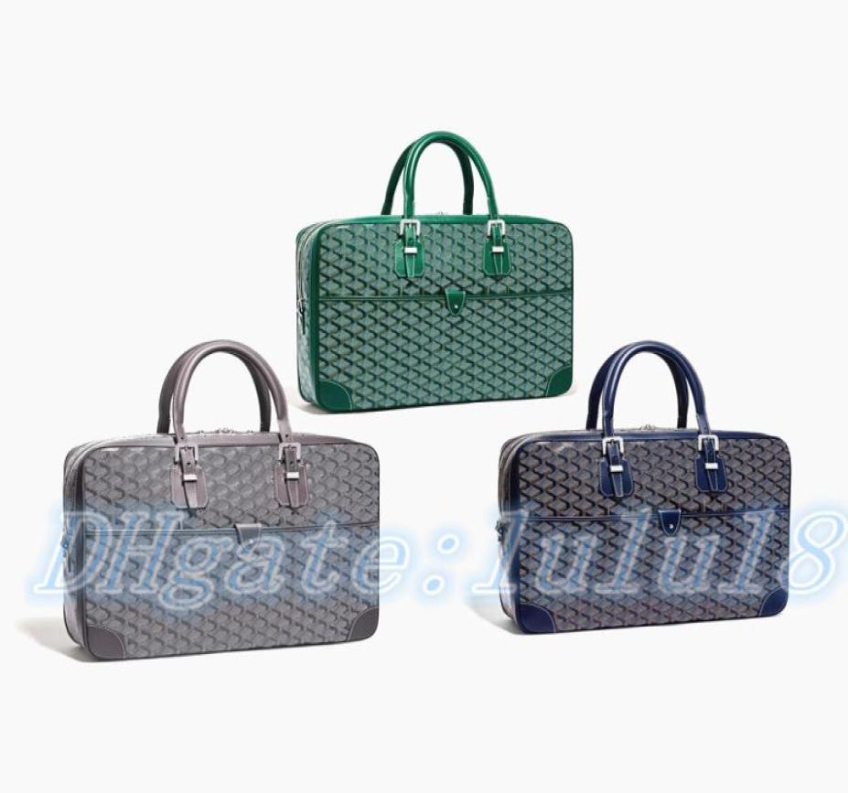 

Mens briefcase Goya work laptop bag top handle Woman Designer Leather women039s computer Luxury travel crossBody Handbags with 2538611, White