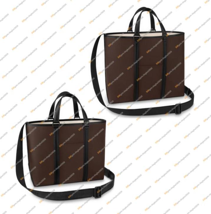 

Men Fashion Casual Designe Luxury 2 Size WEEK END TOTE Handbag Briefcase Computer Bag Cross body Messenger Bag High Quality TOP 5A8036135, Clear