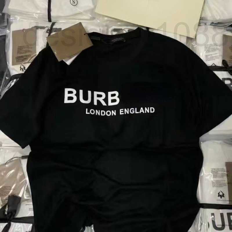 

designer Summer Cotton t Shirt Mens Sweatshirt Burb Designer T-shirt Men Pullover Tee Letters Printed Women Casual Short Sleeved Tshirt 4xl 5xl 0KDC, White