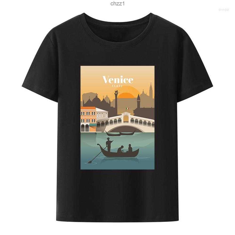 

Men's t Shirts Venice Italy Cotton T-shirt Travel Commemorative Anime Style Novelty Hipster Camisa O-neck Tees T-shirts for Women Y2klph2lph2, 0610497
