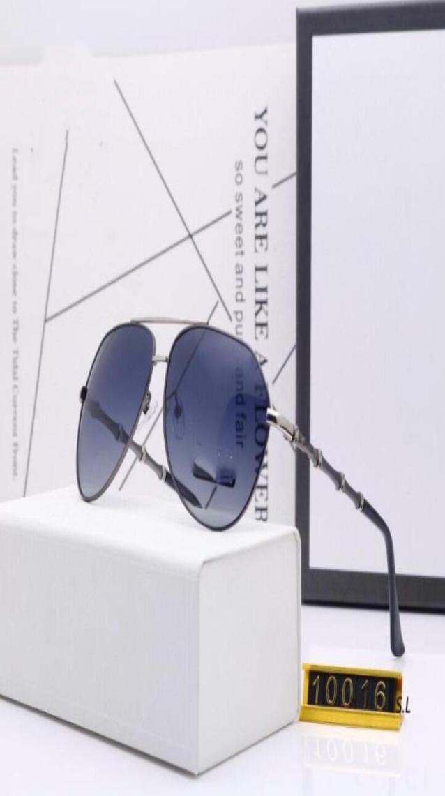 

Classic Round Sunglasses Brand Design UV400 Eyewear Metal Gold Frame Sun Glasses Men Women Mirror 0372 Polaroid glass Lens2760357