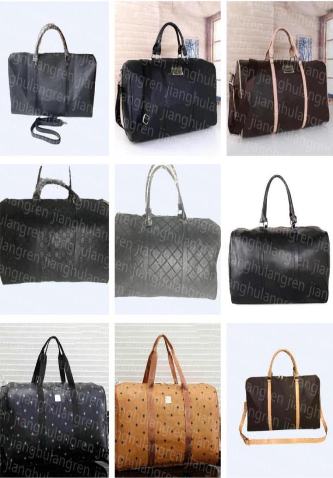 

55cm men women handbag shoulder CrossBody Style Brand PU Leather Designer Travel messenger bag Totes Suitcasesbags Duffel Bags Sui6395896