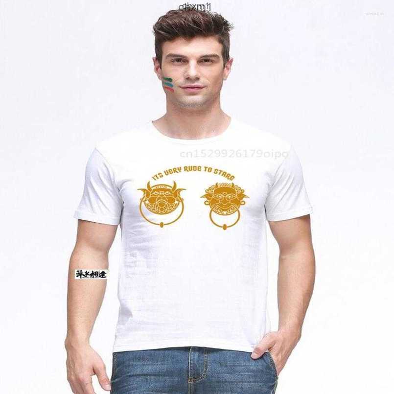 

Men's t Shirts Ladies Fitted Labyrinth Knockers Its Very Rude to Stare T-shirtyoszyosz, Black(men)