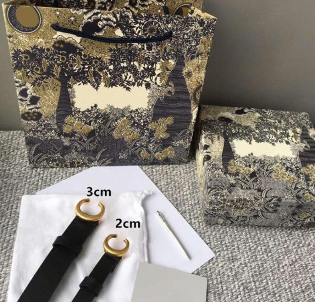 

Womens Cowhide Belt Fashion Unisex Smooth Buckle Belts Width 2 3cm for Man Woman Top Quality7175161, Black