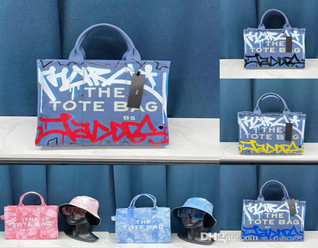 

The Tote Bag Women Canvas Handbag Letterprint Bags Simple And Versatile One Shoulder Messenger Bag6395460, Sky blue