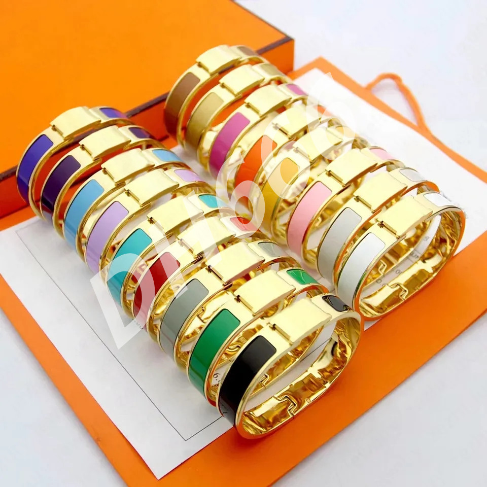 

Designer H Letter gold plated Bangle bracelet Luxury Brand bangles for Women Men Fashion Bracelets Everyday Accessories Party Wedding Valentine's Day with box