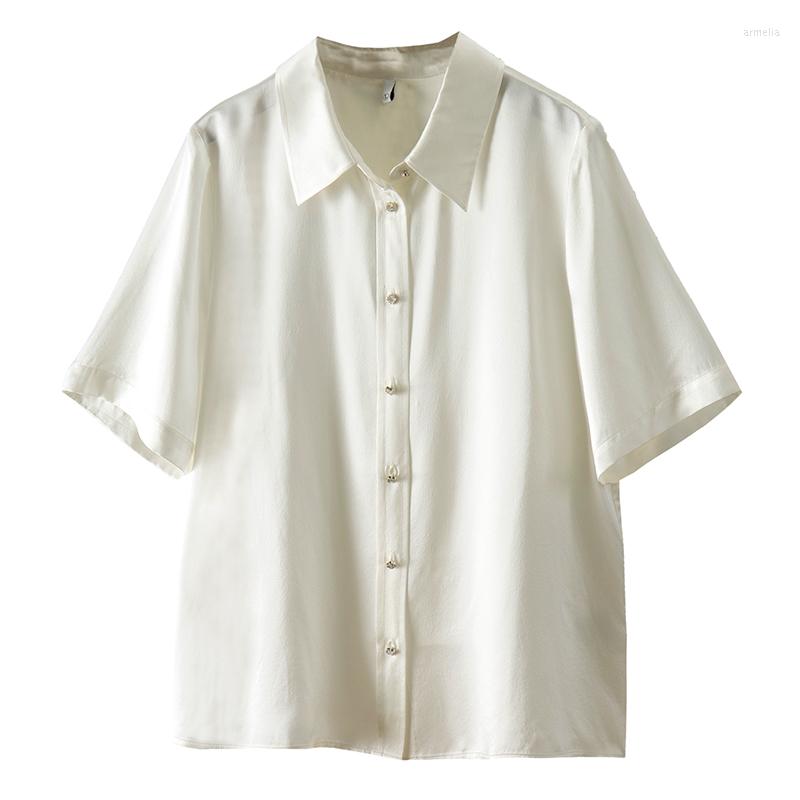 

Women' Blouses Poplin High Quality Shirts For Women Natural Silk Loose Fit Korean Shirt 2023 Fashion Blusa Feminina, 28