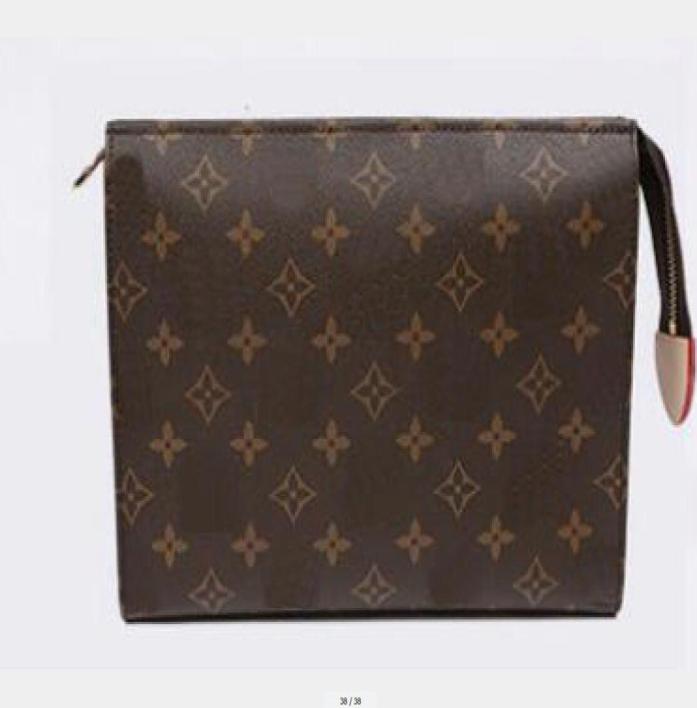 

Women discount Cosmetic Bags Travel Print Toiletry Pouch 26 cm Protection Makeup Clutch female Genuine Leather Waterproof Fo8016106, Black