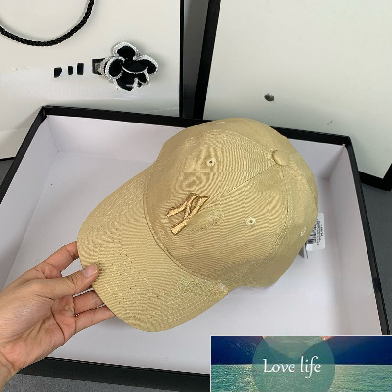 

Classic Korean New Soft Top Embroidery Baseball Cap Couple Casual All-Matching Peaked Cap Summer Sun Hat Fashion, Aspic