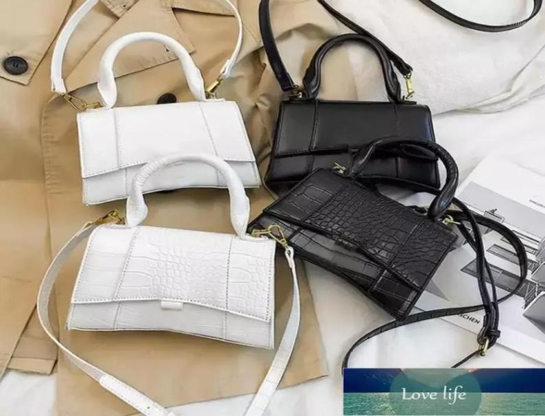

Designer Luxury TopHandle Shoulder Bag Women Alligator Leather Hourglass Totes Girl Brand B Metal Crossbody Bags Female Factory p3021672, Ivory