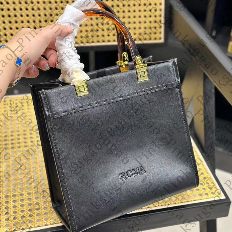 

Pink sugao women tote bag shoulder crossbody bags handbags luxury top quality genuine leather large capacity fashion designer purse shopping bag Av-230524-155, Black