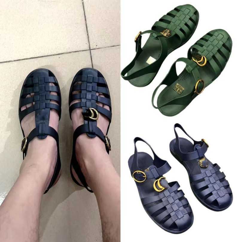 

Luxuries Classic Designer Women Sandals Double Interlocking G Buckle Rubber Slipper Jelly Slides Beach Flat Casual Shoe Alphabet Colors Outdoor Roman Sandal Shoes, Gucf421-2