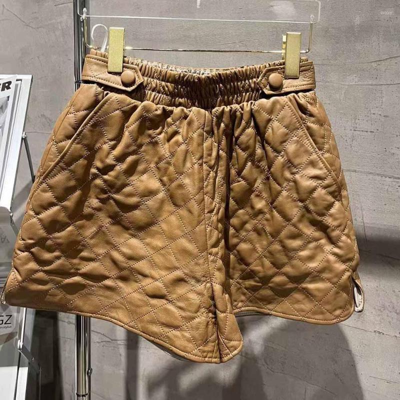 

Women' Shorts GO BALLISTIC YA Genuine Leather Women Real Sheep Short Pants, As show