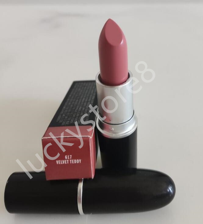 

M brand VELVET TEDDY lipstick matte Rouge A levres Lipstick with Series Numbers aluminum tube New Package