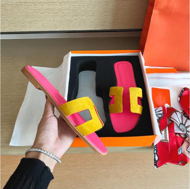 

Best 526 Quality Genuine Designer H Slippers Leather Same Style for Women's Summer Outwear Leisure Vacation Beach Slippers Spring Flat Shoes Size34- sfwsefews, A+