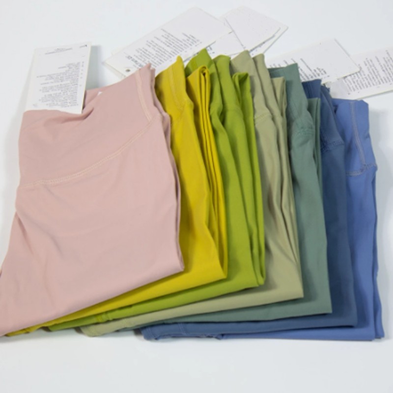 

Align Yoga Leggings Naked Feeling High Waist Sports Pants Women Breathable Workout Seamless Scrunch Pants Gym Legging lulus lemon LU-071, 015