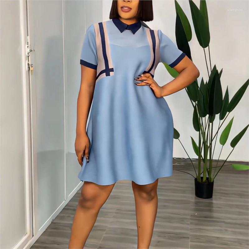 

Ethnic Clothing African Dresses For Women Summer Dashiki Pleated Elegant Party Dress Fashion High Stretch Short Office Lady