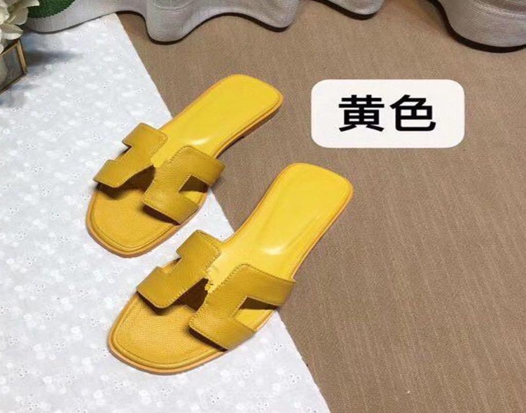 

Sandals Flat Heel Beach Slippers for Women Ladies Classic Fashion Genuine Leather Open Toe Non Slipe el Bath Lady Size from 354452962, Silver