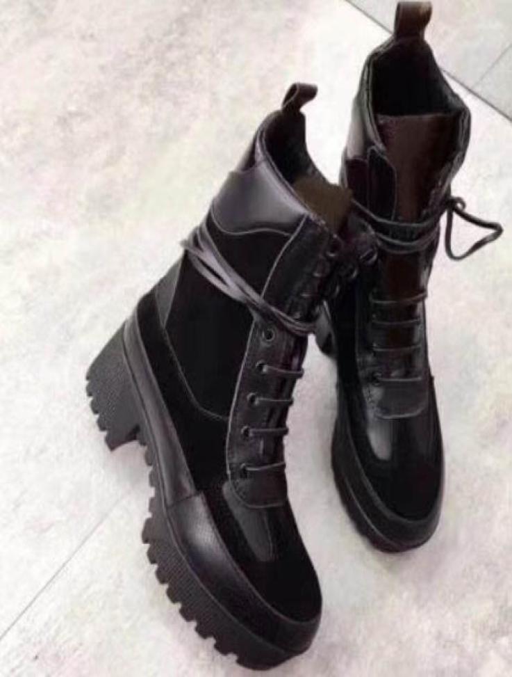 

2021 all leather Martin boots are of superb show the Queen039s temperamensize35414784590, Black