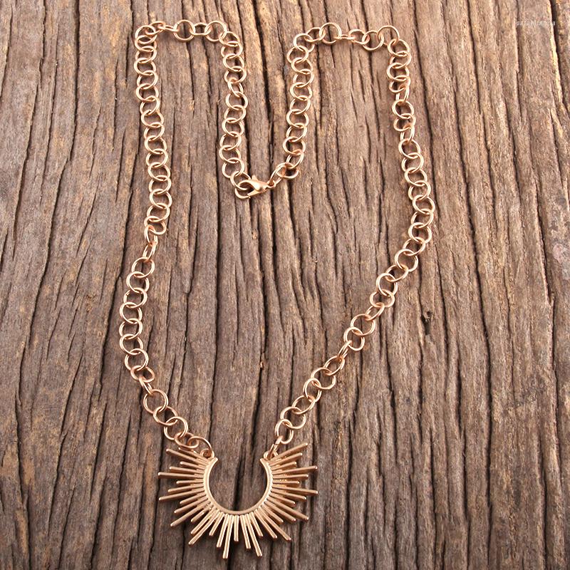 

Chains RH Fashion Bohemian Jewelry Accessory Links Metal Pendant Boho Necklace Gift