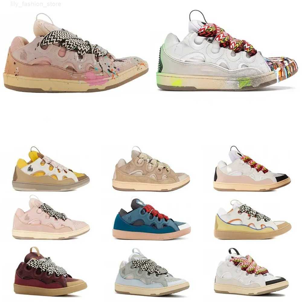 

Designer mesh woven Lace-up shoes style Langfan 90s extraordinary sneaker luxury embossed Leather Curb sneakers mens womens in nappa calfskin shoe Rubber platform, As shown here16