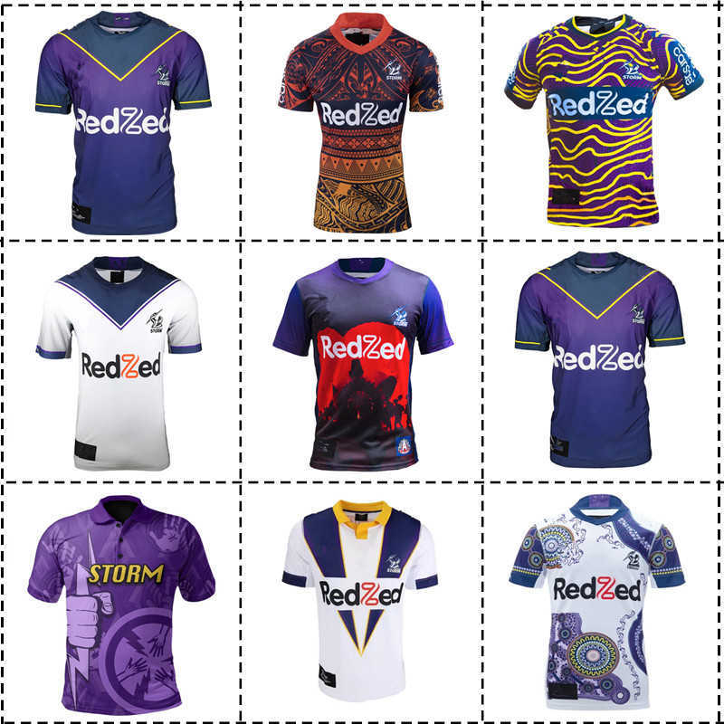 

Men's t Shirts 2023 Fashion New Rugby Jersey T-shirts Melbourne Storm Home / Away / Anzac / Multicultural / Indigenous / Heritage /polo - Mens Size S-5xl, 2021 heritage